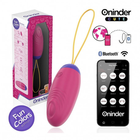 Oninder Cute - Love Pleasure Vibro-wave Tapping Silicone Egg - Free Global App