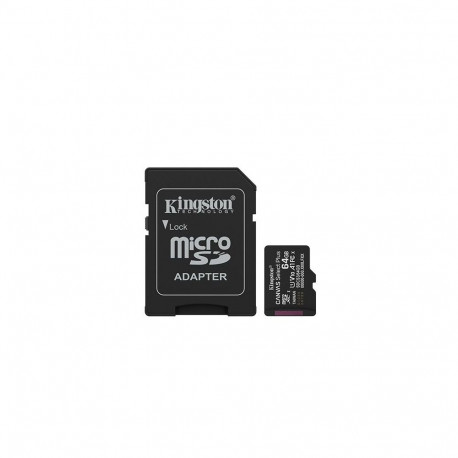 Kingston Canvas Select Plus | 64 GB | microSD | Flash memory class Class 10, UHS-I, U1/U3, video cla