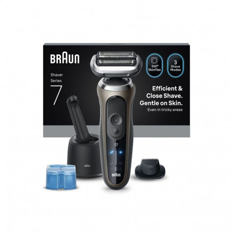 Braun 72-C7200cc Series 7 Shaver, Black/Gold | Braun