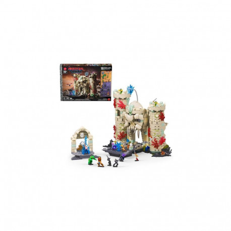 Mattel Brick Shop Masters of the Universe Battle of Castle Grayskull Building Toy Kit (867 Pieces), 