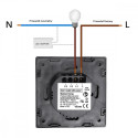 Glass touch light switch MCE702W