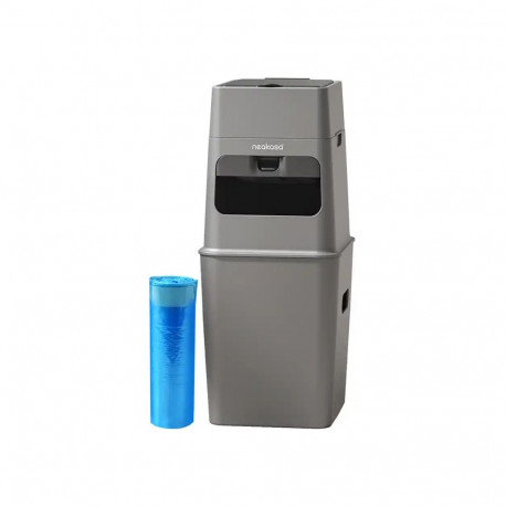 Pet Waste Container - Neakasa PooGuard 9.2L Airtight Storage for Pet Waste, Diapers, Black