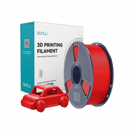 3D Printing Filament - Sunlu PETG 1.75mm 53 MPa Red