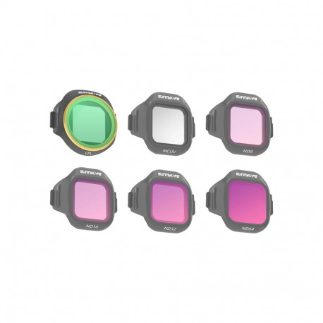 Filter Set - Sunnylife Mini 5 Pro 6 Filters MCUV CPL ND8 ND16 ND32 ND64