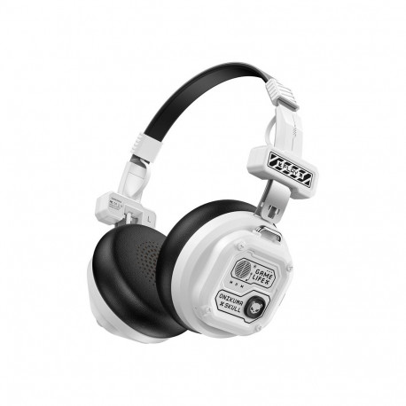 Headphones - ONIKUMA GT803 Wireless/Wired, 50H Battery Life, White