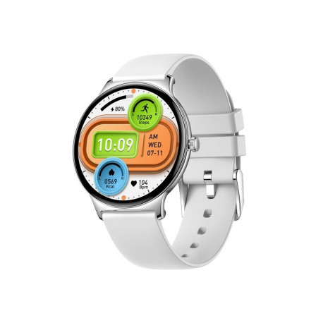 Smartwatch - Colmi V89, 1.43" AMOLED, Heart Rate & Blood Oxygen Tracking, Silver