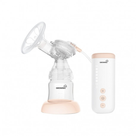 Breast Pump - Grownsy Electric Pump 2 Modes 5 Suction Levels Pink
