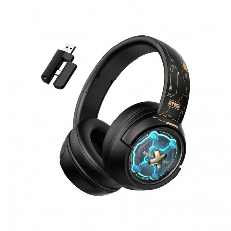 Headphones - ONIKUMA GT802 2.4 GHz Wireless, Bluetooth, 60H Battery Life, Black