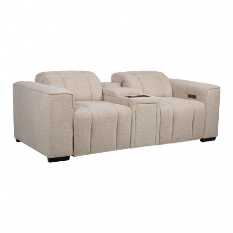 Diivan HUB 2-kohaline elektriline recliner 209x103xH73/97cm, beež