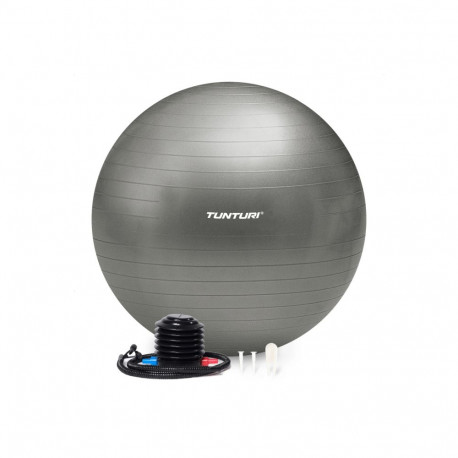 Võimlemispall TUNTURI Gymball 65cm, Anti Burst, Silver