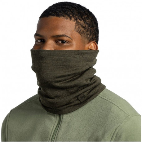 Bandana BUFF MERINO HEAVYWEIGHT NECK WARMER SOLID BARK   one size