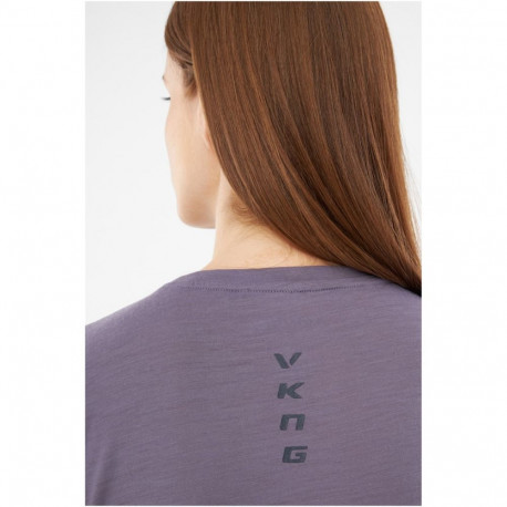 VIKING naiste T-särk Salen Lady Merino, lilla XL