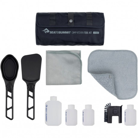 Zestaw narzędzi kuchennych SEA TO SUMMIT Camp Kitchen Tool Kit z buteleczkami - 10 elementów   one s