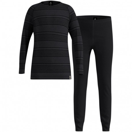 Odlo laste termopesukomplekt ACTIVE WARM SET, 92, must