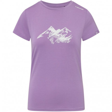 T-shirt damski VIKING Lenta Bamboo Light Lady fioletowy   XL