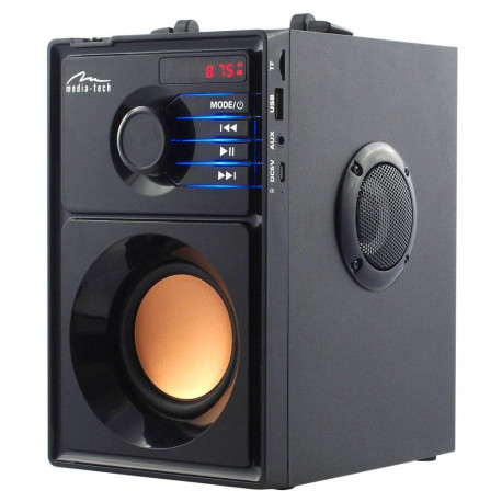 Portable Speaker - Media-tech Boombox 15w Stereo Bluetooth Speaker Bla