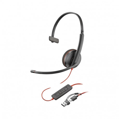 HP Poly Headset 8X214A6 / Blackwire 3210 Black