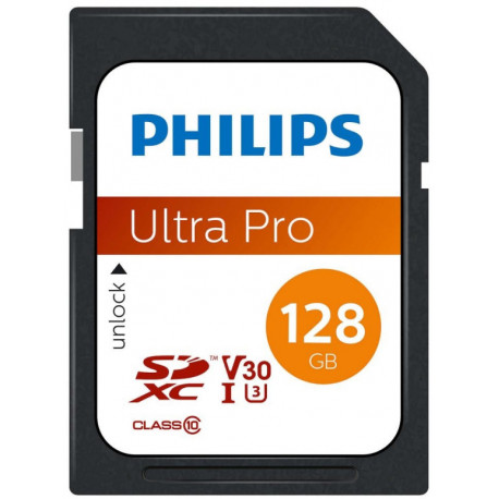 Philips memory card SDXC 128GB C10 UHS-I U3 V30
