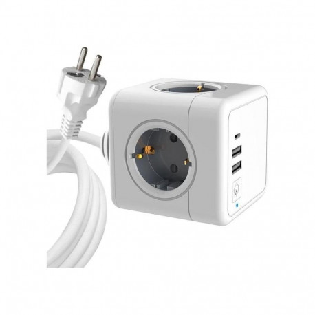 microconnect PowerCube 4 Schuko outlets