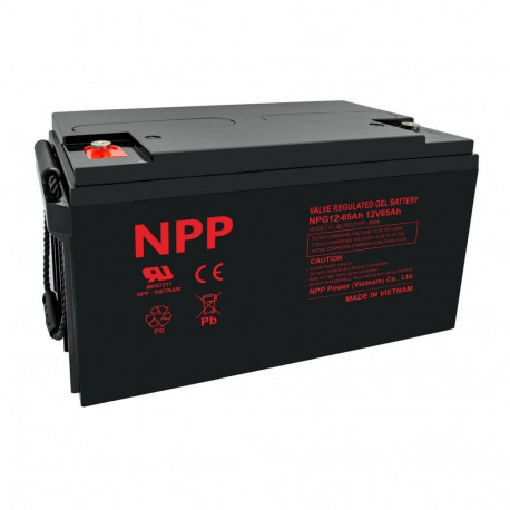 NoName Akumulators 12V 65Ah Pb GEL (gela) T14(M6) NPP