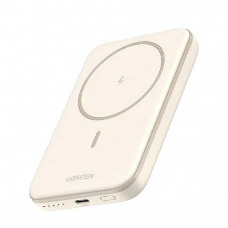 Ugreen UGREEN 5000mAh Mini Powerbank Wireless 15W with MagSafe white