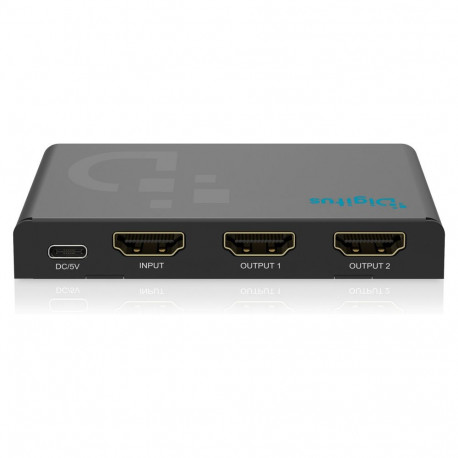 "DIGITUS HDMI Splitter 1x2 4K/60Hz HDCP 2.3 EDID Control"
