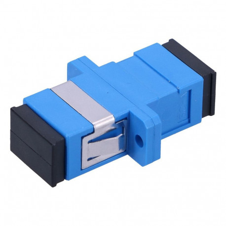 "Adapter SC/UPC Single Mode Simplex Blue SC/UPC Uncoated Blue Single Mode Plastic 2000 Pcs"