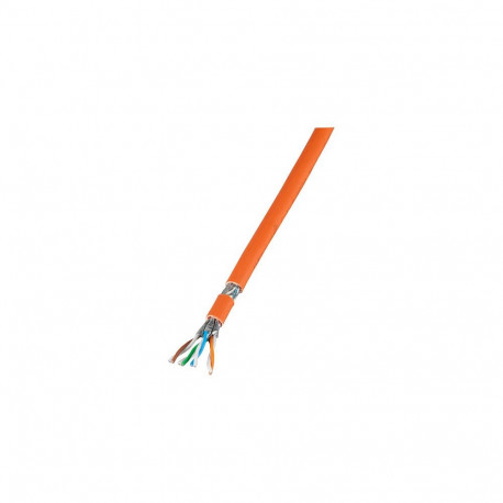 Cat.7 1000 AWG23 S/FTP,4P CPR Dca, oranž, 100m