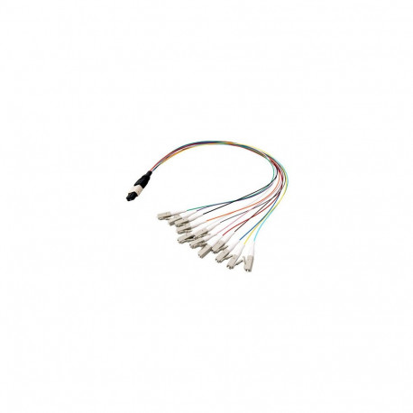"EFB MTP(M)-LC Fanoutkabel OM3 8 Fasern Typ B LSZH aqua 0,4m"