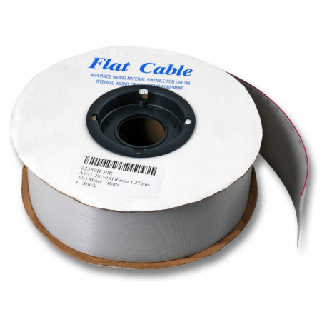 "EFB Flachbandkabel AWG 28-10/G 30,5m Rolle RM 1,27 10pol. UL2651"
