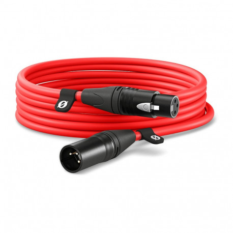 Rode Microphones XLR-kaabel XLR6M-R esmaklassiline 6m, punane