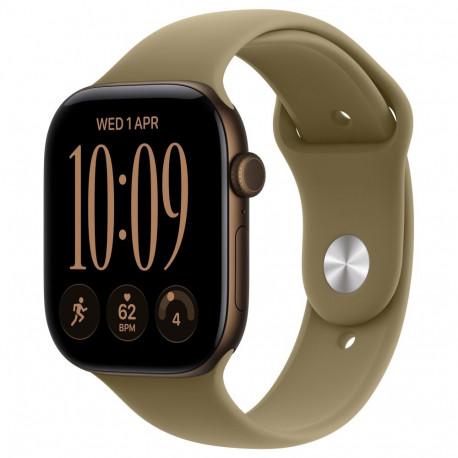 Apple nutikell S12 alumiinium 42mm, tumepronks (oliivroheline spordirihm) S/M