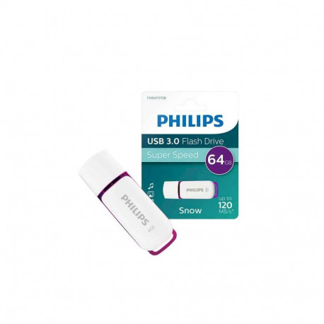 Philips FM64FD75B USB 3.0 Flash Drive Snow Edition 64GB / purple