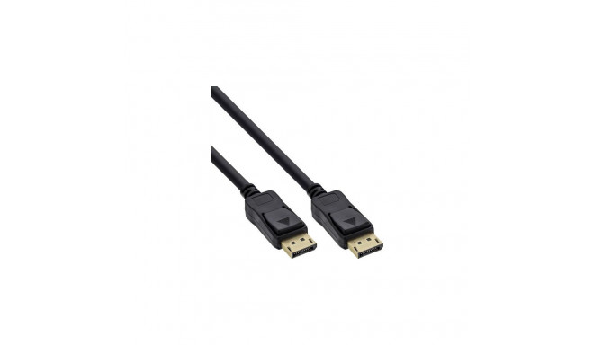 InLine DisplayPort Cable black gold plated 1m