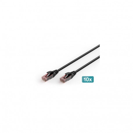 Digitus CAT 6 U/UTP Outdoor Patch Cables, 2 m, PE, 10 pieces