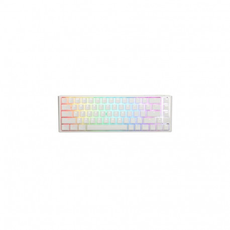 Ducky One 3 Classic Pure White SF keyboard Gaming USB QWERTZ German