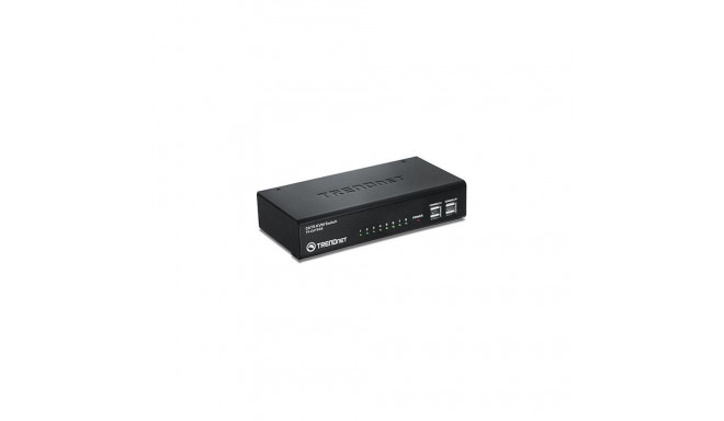 Trendnet TK-CAT508 KVM switch Black