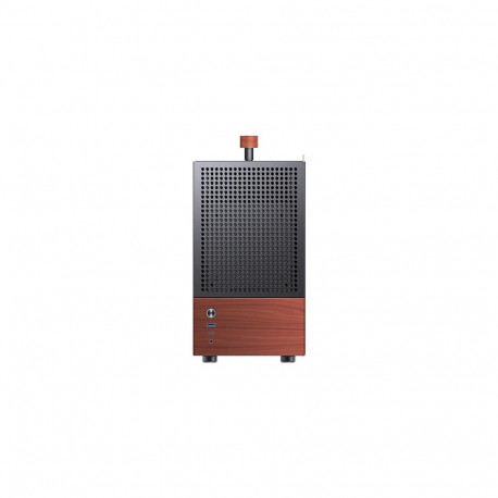 Jonsbo T6 Midi Tower Black, Wood