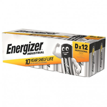 Battery - Energizer Industrial D Alkaline LR20 1.5V 12-pack