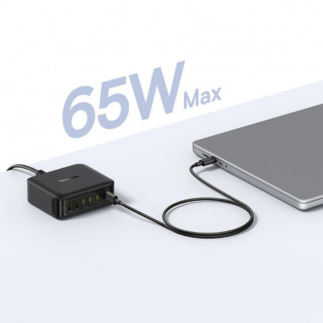 Charging Station - Baseus EnerFill FH21 120W GaN 4xUSB-C 2xUSB-A