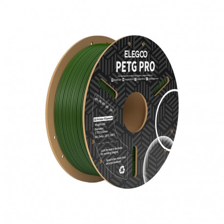 3D Printer Filament - ELEGOO PETG Pro 1 kg Olive Green