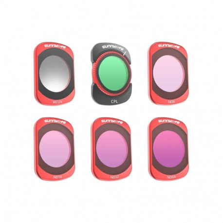 Camera Lens Filter - Sunnylife Osmo Pocket 4/Pocket 3 MCUV CPL ND8/16/32/64 Filter Set