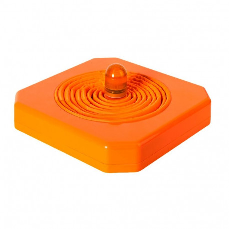 Warning Traffic Cone - Mactronic L-NJ01-ROHS Collapsible Adjustable LED Red/White Cone