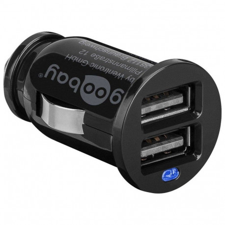 Car USB Charger - Goobay 44177 Dual USB 2.1A 12V