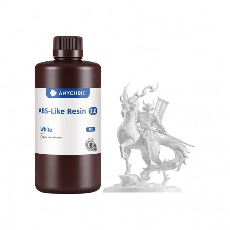 3D Printer Resin - ANYCUBIC ABS-Like Resin 3.0 1 kg White