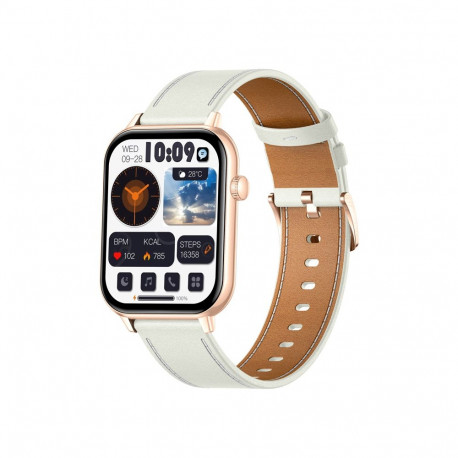 Smartwatch - COLMi C28 1.93-Inch AMOLED Bluetooth Calling 100+ Sports Modes Gold