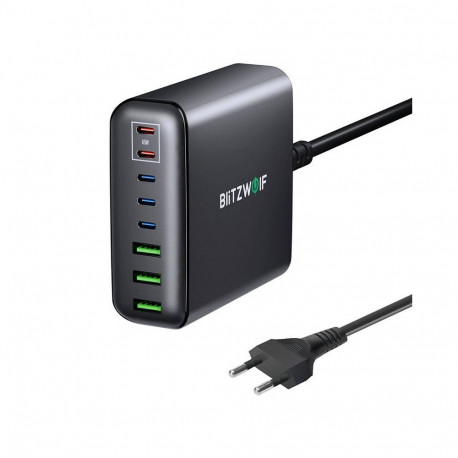 Mains Charger - Blitzwolf BW-S26 250W Black