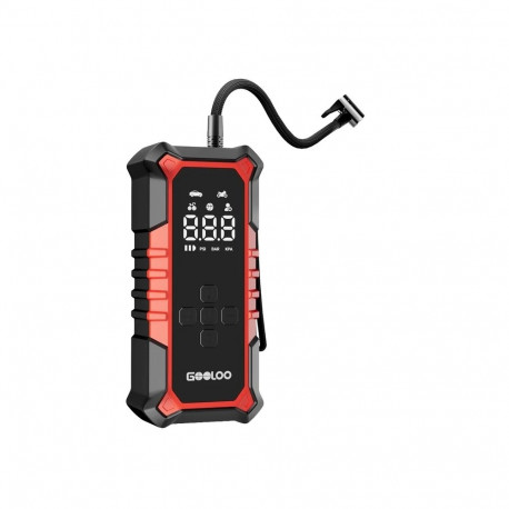 Air Compressor - GOOLOO A6 Gear Compressor 4–160 PSI 7500 mAh USB-C LED