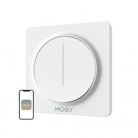 Dimmer Switch - Moes ZS-SY-EUD-WH White
