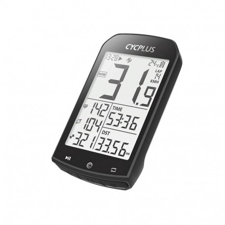 Bicycle Computer - CYCPLUS M1 2.9-Inch GPS Bluetooth 5.0 ANT+ 30 Hours Black